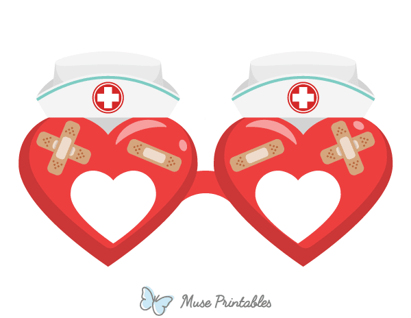 Nurse Glasses Photo Booth Prop