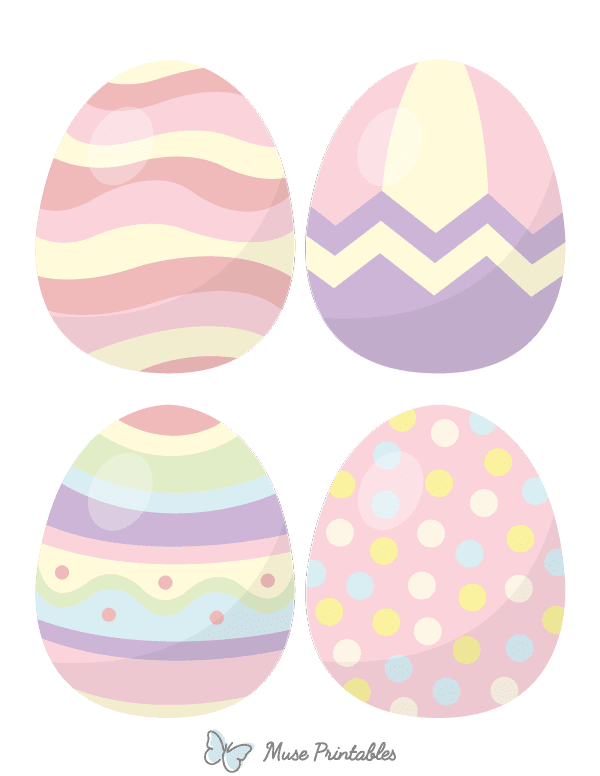 Pastel Easter Eggs Photo Booth Prop