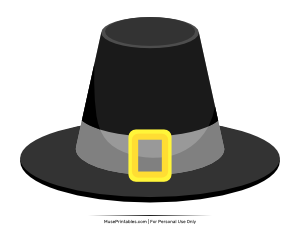 Pilgrim Hat Photo Booth Prop