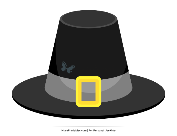 Pilgrim Hat Photo Booth Prop