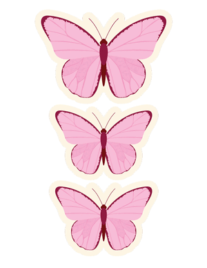 Pink Butterfly Photo Booth Prop