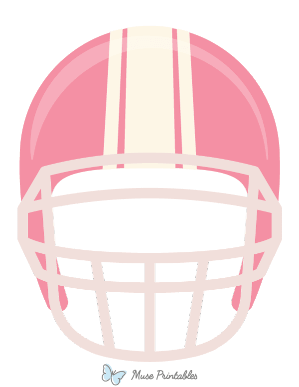 Pink Football Helmet Photo Booth Prop