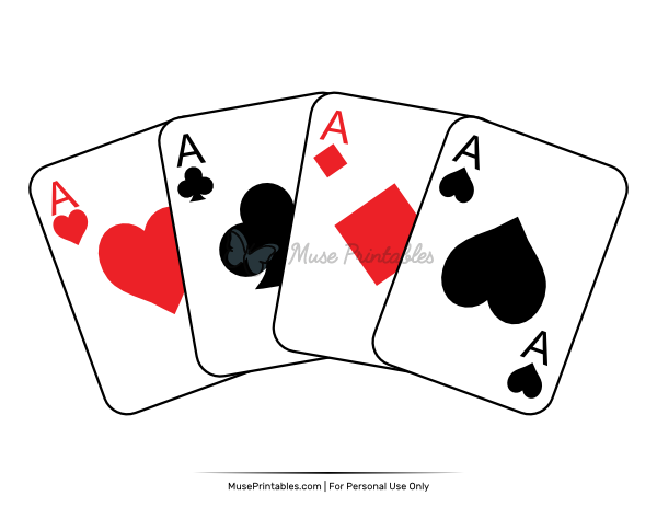 Playing Cards Photo Booth Prop