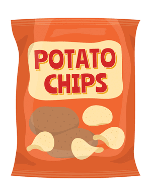 Potato Chips Photo Booth Prop