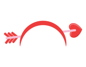 Prank Heart-Tipped Arrow Photo Booth Prop