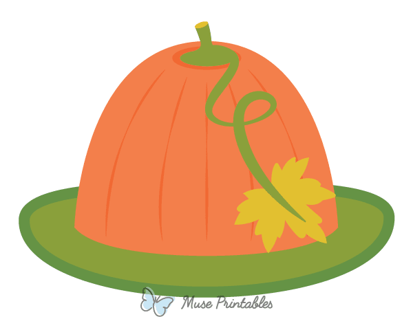 Pumpkin Hat Photo Booth Prop