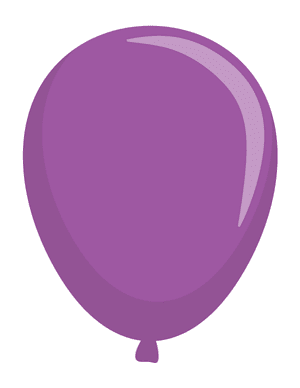 Purple Balloon Photo Booth Prop