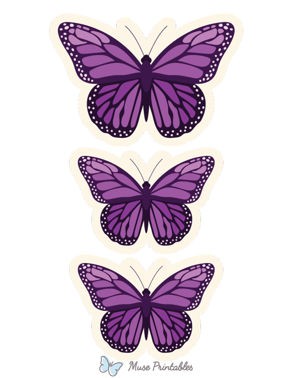 Purple Butterfly Photo Booth Prop