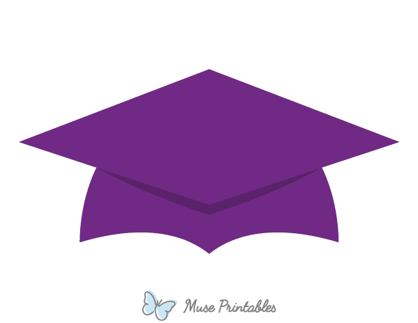 Purple Graduation Cap Photo Booth Prop