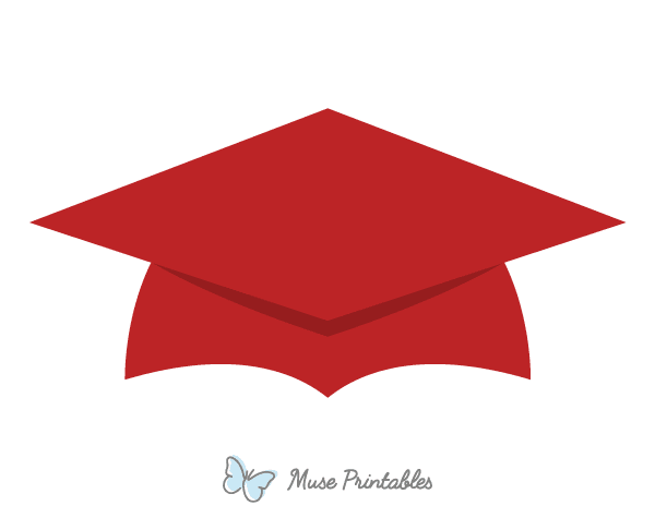 Red Graduation Cap Photo Booth Prop