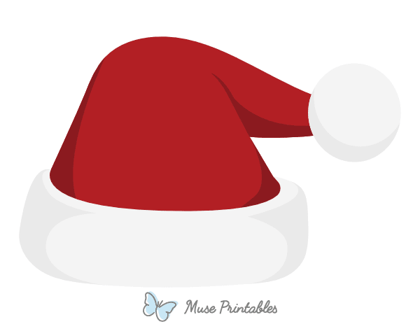 Red Santa Claus Hat Photo Booth Prop