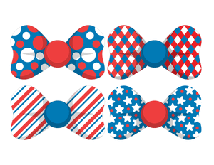 Red White and Blue Bow Tie Photo Booth Prop