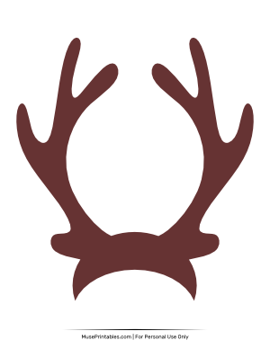 Reindeer Antlers Photo Booth Prop