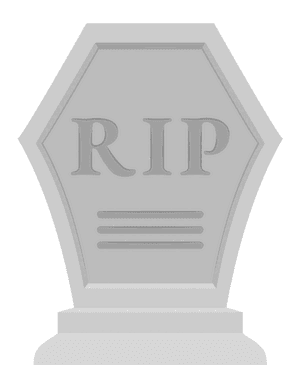 RIP Tombstone Photo Booth Prop