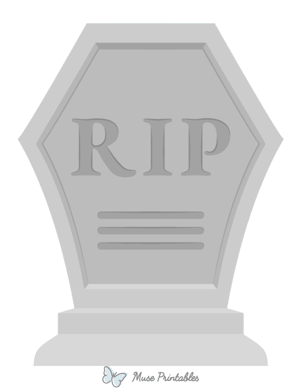 RIP Tombstone Photo Booth Prop
