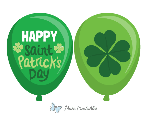 Saint Patrick's Day Balloons Photo Booth Prop