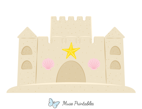 Sandcastle Photo Booth Prop