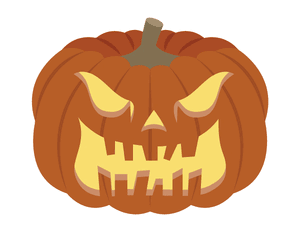 Scary Jack-o'-lantern Photo Booth Prop