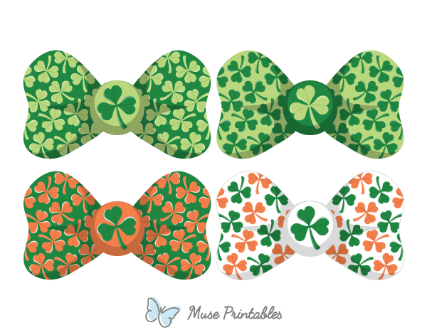 Shamrock Bow Tie Photo Booth Prop