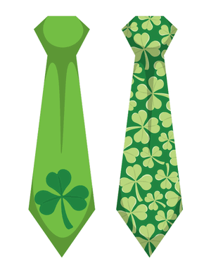 Shamrock Tie Photo Booth Prop