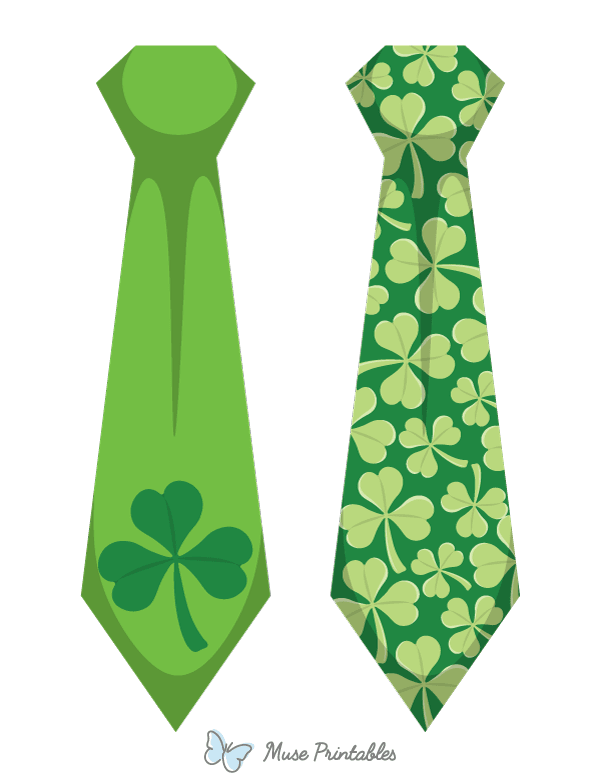 Shamrock Tie Photo Booth Prop