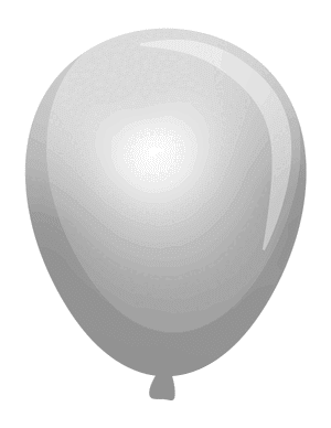 Silver Balloon Photo Booth Prop