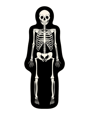 Skeleton Photo Booth Prop