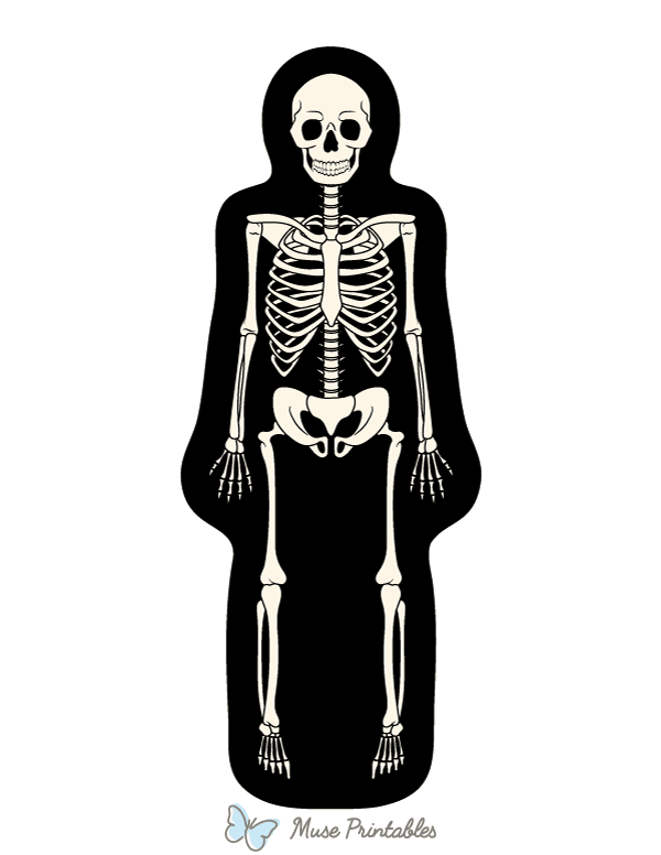 Skeleton Photo Booth Prop