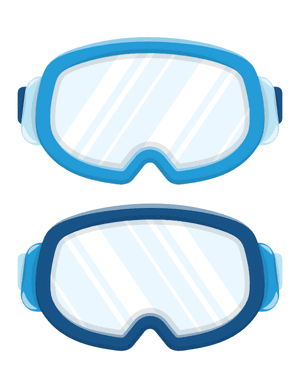 Ski Goggles Photo Booth Prop