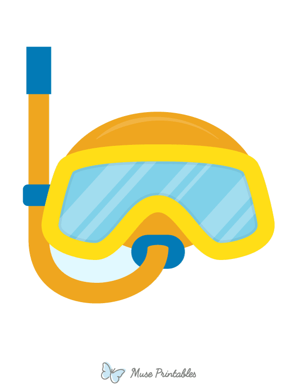 Snorkel and Mask Photo Booth Prop