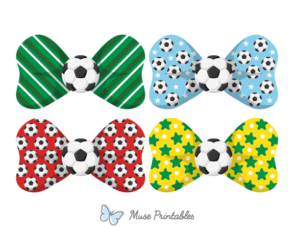 Soccer Bow Tie Photo Booth Prop