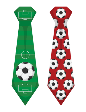 Soccer Tie Photo Booth Prop