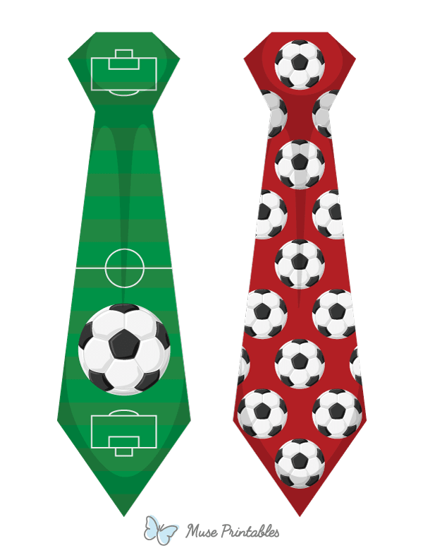 Soccer Tie Photo Booth Prop