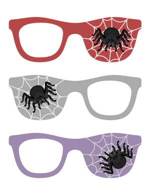 Spider Glasses Photo Booth Prop