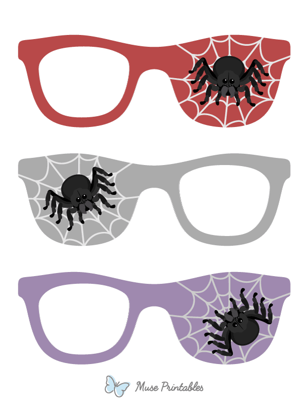 Spider Glasses Photo Booth Prop