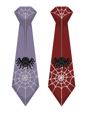 Spider Tie Photo Booth Prop