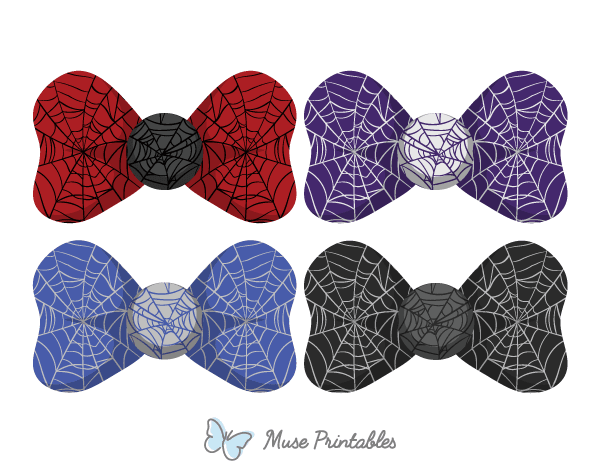 Spider Web Bow Tie Photo Booth Prop