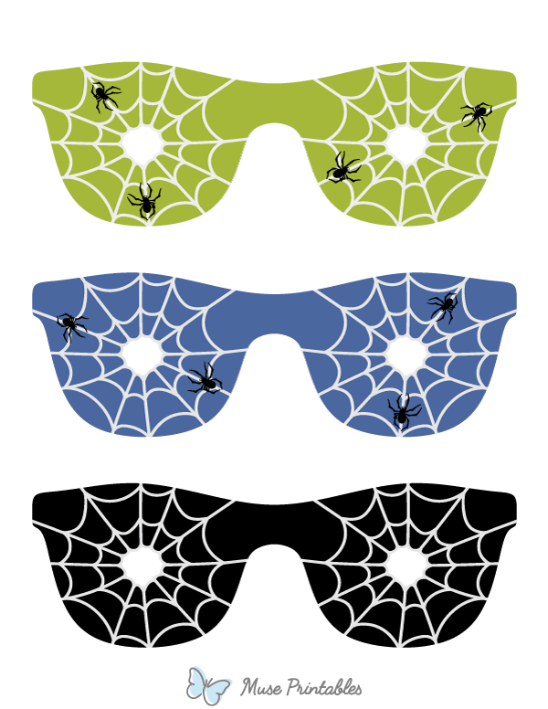 Spider Web Glasses Photo Booth Prop