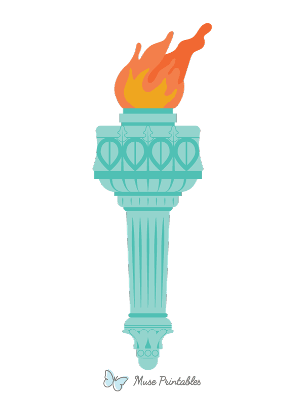 Statue of Liberty Torch Photo Booth Prop