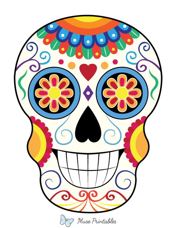 Sugar Skull Photo Booth Prop