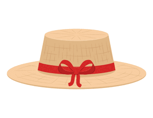 Summer Hat Photo Booth Prop
