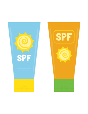 Sunscreen Photo Booth Prop