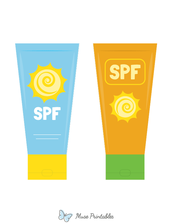 Sunscreen Photo Booth Prop