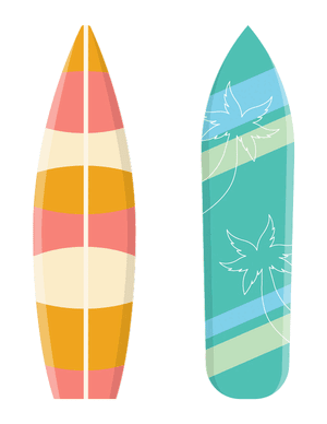 Surfboard Photo Booth Prop