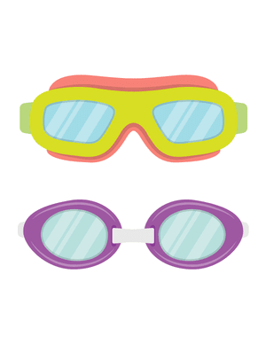 Swim Goggles Photo Booth Prop