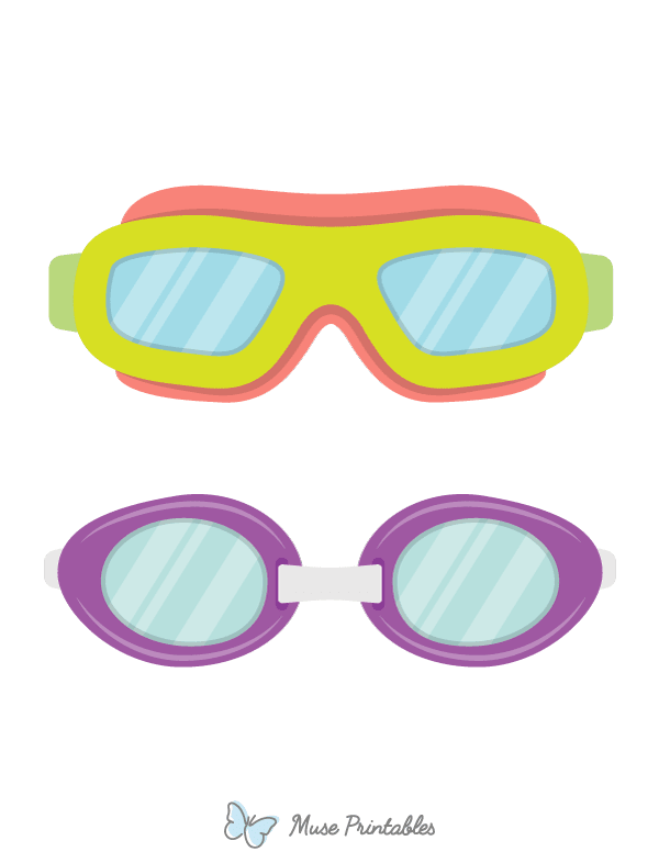Swim Goggles Photo Booth Prop