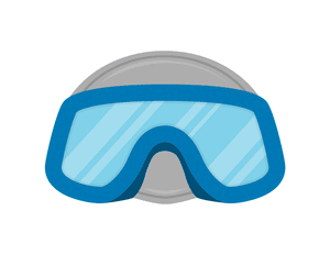 Swim Mask Photo Booth Prop