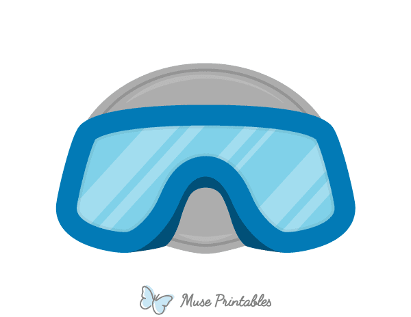 Swim Mask Photo Booth Prop