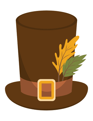 Thanksgiving Top Hat Photo Booth Prop