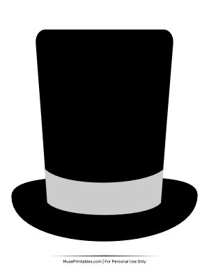 Top Hat Photo Booth Prop